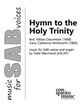 Hymn to the Holy Trinity SAB choral sheet music cover